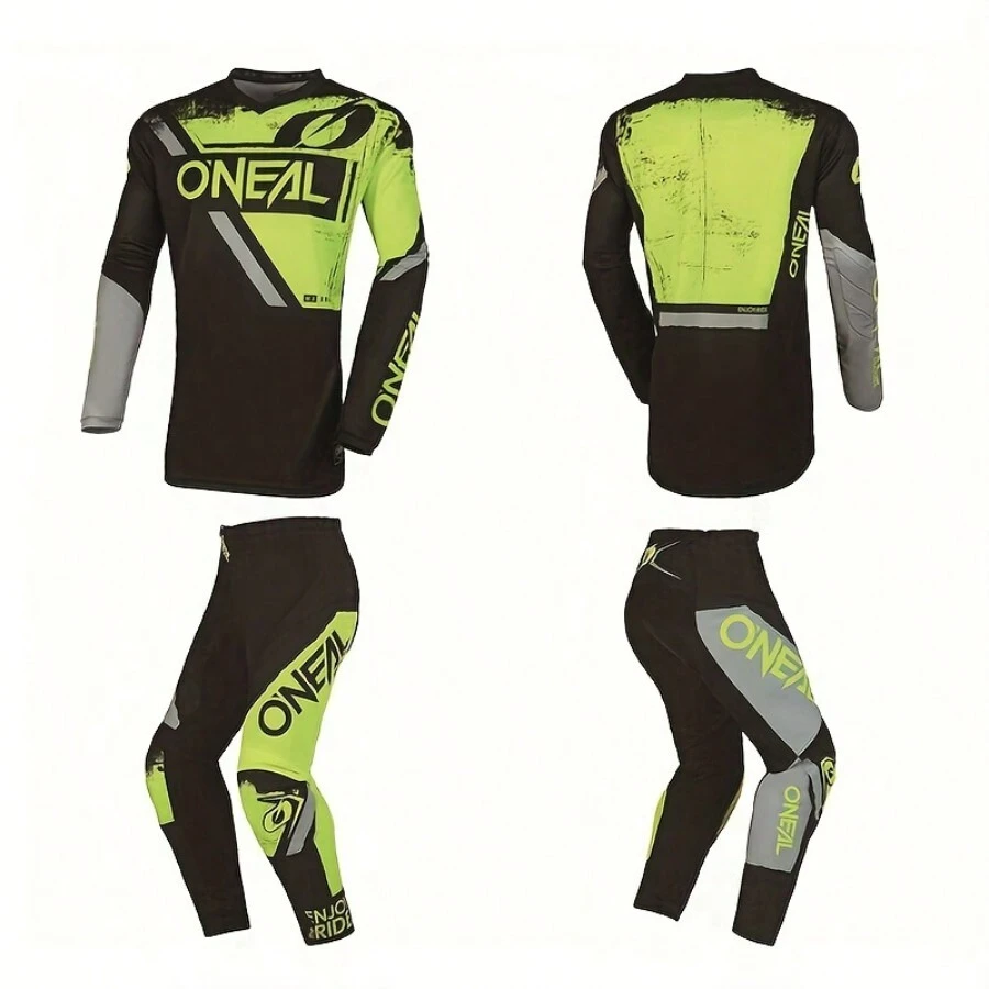 2024 Green ONEAL Off-Road Motorcycle Riding Suit Set Men's And Women's ...