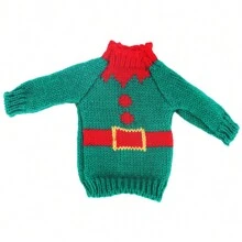 20 Kiểu Quần áo & Phụ kiện Búp bê Giáng sinh Có thể Lựa chọn, Áo len Búp bê Đan có Ông già Noel, Cây thông Noel, Tuần lộc, Hình in Người tuyết, Trang phục Búp bê Ngày lễ Trang trí - Nhiều màu - Xem 19