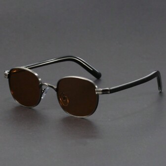 1 bucă ochelari de modă rotunzi retro de înaltă calitate, design unisex, potriviti pentru purtarea zilnică, călătorii, sporturi în aer liber, plajă, obiecte de fotografie etc.