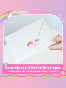 1卷动物贴纸奖励贴纸，可爱动物太空贴纸，办公用品激励贴纸，动物派对礼品贴纸，每卷500张，圣诞礼物创意，节日礼物推荐 - 多色 Style3 - 查看 12