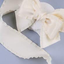 经典厚褶边丝带 DIY 蝴蝶结发饰服装高密度波浪边缎带 - 多色 - 查看 17