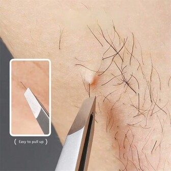 1 Set Professional Stainless Steel Tweezers - 1 Pair For Removing Facial Hair, Ingrown Hair & Splinters, 1 Pair Eyebrow Tweezers - Specialized Depilation Tweezers - Ideal For Removing Facial Hair & Ingrown Hair,Makeup,Cheap,Room Decor,Vanity,Travel,Bedroom,Makeup Accessories,Tweezers,Cheap,Stocking Stuffers,Makeup,Makeup Tools,Cheap Stuff,Gifts,Gifts For Women,Christmas Gifts