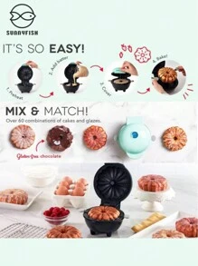 Mini Portable Cake Baking Machine Ready To Ship Electric Portable Cupcake Maker 110V/220V - 查看 3