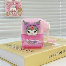 Sanrio Sanrio Cinnamon Dog My Melody Kuromi Big Ear Dog Pacha Dog Hello Kitty Pudding Dog Hand-Cranked Pencil Sharpener, Pencil Sharpener, Pencil Sharpener - Cartoon Theme, Stationery And Birthday Gifts, Student-Only,Back To School