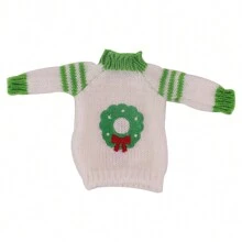 20 Kiểu Quần áo & Phụ kiện Búp bê Giáng sinh Có thể Lựa chọn, Áo len Búp bê Đan có Ông già Noel, Cây thông Noel, Tuần lộc, Hình in Người tuyết, Trang phục Búp bê Ngày lễ Trang trí - Nhiều màu - Xem 28