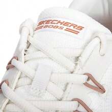 Skechers Women's Cushioned Low-Top Running Sneakers, Training Fitness Workout Shoes 117382-OFWT - Milky - View 7