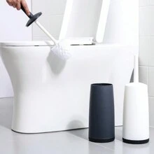 马桶刷架，塑料马桶刷，马桶清洁剂，马桶刷，浴室清洁剂（1 件）浴室装饰秋季装饰 - 彩色 - 查看 7