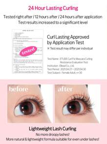 ETUDE Curl Fix 睫毛膏 #03 灰棕色，採用 Curl 24H 技術，為細睫毛提供強效捲翹效果長達 24 小時，持久不暈染不脫屑，細刷頭適合初學者，韓系彩妝禮盒 8g/0.28oz - 03 Grey Brown - 查看 7