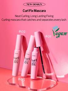 ETUDE Curl Fix 睫毛膏 #03 灰棕色，採用 Curl 24H 技術，為細睫毛提供強效捲翹效果長達 24 小時，持久不暈染不脫屑，細刷頭適合初學者，韓系彩妝禮盒 8g/0.28oz - 03 Grey Brown - 查看 10