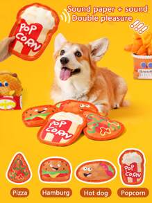 FunTime Newspaper Dog Toy - Interactive Chew Toy For Dogs Teeth Molar Care - Squeaky, And Engaging Playtime Companion For Your Furry Friend - Multicolor - View 2