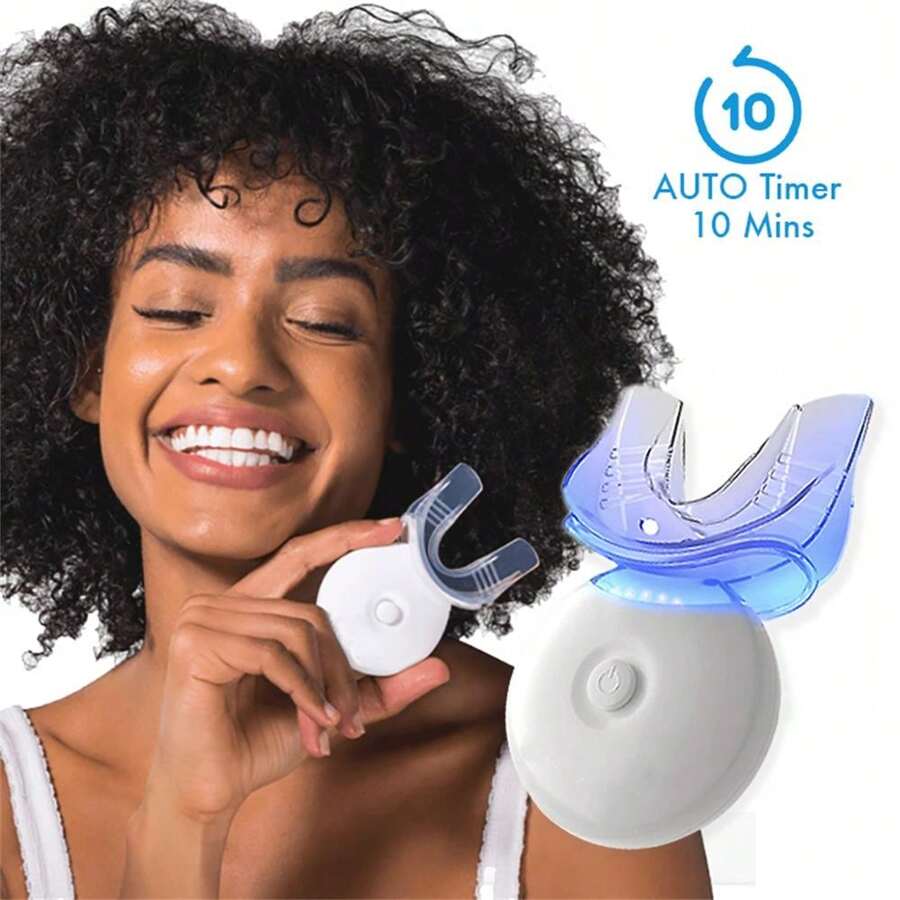 Acelerador de luz azul LED de uso profesional en casa con temporizador de 10 minutos - Blanco - Ver 1