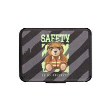 1 unidade de capa protetora decorativa antiqueda para IQO ILUMA/ILUMA I ONE ILUMAPRIME, caixa para 20 HeatSticks, acessório de moda, superfície em couro PU multicolorido com estampa de urso de anime Argyle, proteção completa de 360 graus, absorção de impacto, antiderrapante, ideal para fumantes, presente criativo para namorado(a) em aniversários, Ano Novo, Dia dos Namorados e Natal.