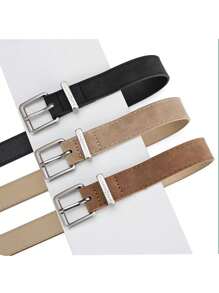 1 pièce Ceinture vintage en PU à boucle déchirée pour femmes, convient aux jeans et robes, accessoire décoratif polyvalent pour l'automne, l'automne et Halloween - A - Voir 7