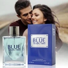 BLUE SEUDCTIAN Perfume For Men, 100 Ml, A Fresh And Elegant Fragrance, Ideal For Men Looking For A Minimalist And Modern Style For Daily Use, With A Long Duration - DTolu938-12B - 查看 1