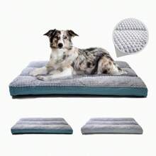 Large Dog Bed Plaid Velvet Removable Dog Mat Cat Nest Suitable For Large Medium Small Dog Cat, Indoor Home Outdoor Car Cushion, Oeko-Tex & Sedex Certified Bedding Factory Origin, Spring/Summer - Multicolor - View 7