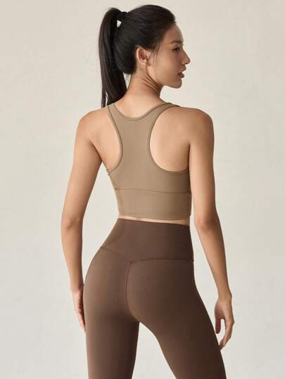 Sports BH Fixed Shock Absorbing Yoga Vest Running Training Fitness view 2