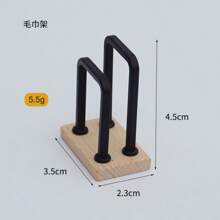 1/12 比例娃娃屋浴室家具套装、浴室场景装饰、娃娃屋淋浴、优雅梳妆台、微型体重秤、马桶、浴缸、水龙头、毛巾架，打造您精彩的娃娃屋世界！