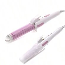 Hair Curler, Hair Curler Wand 2 In 1 Curling Iron Gift For Women 2024 New Hair Curler Long Lasting Salon Quality Wavy Curly Hair Tool - 查看 8