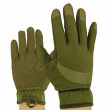 Tactical Full Finger Gloves, Military Special Forces Shooting Training Concealed Protection Hunting Expedition Climbing Outdoor Cycling, Suitable For Spring & Autumn - Elasticated Open Style - View 11