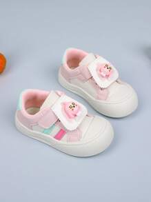 Infant Outdoor Versatile New Comfortable Soft Bottom All Season Suitable For Walking, Outdoor Fashion Casual Cartoon Cute Sneakers - Pink - View 5