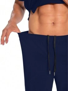 Men's Short Sleeve Work Uniform, Lab Coat, Grooming Salon Scrubs, Breathable Outfit With Pockets - Royal Blue - View 7