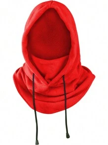 拉麵罩滑雪面罩保暖極簡呼吸舒適男女運動面罩黑色