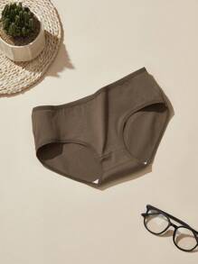 4 条装 美拉德彩色系列高弹力透气女士无缝三角裤 - 彩色 - 查看 5