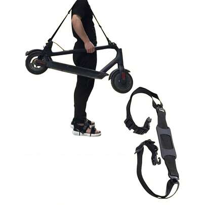 1条电动滑板车/折叠自行车肩带，多功能重型背带