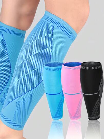 1pc Compression Calf Sleeve For Men & Women, Outdoor Basketball Football Mountain Climbing Running Leg Support Brace Elastic Running Sports Leg Warmer Cycling