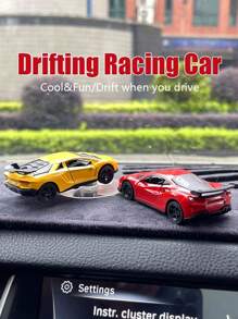 8 Pcs Drift Model Car Set With Oscillating Car Dashboard Decoration, Unique Physical Oscillating Model Turns With Car - Multicolor - View 4