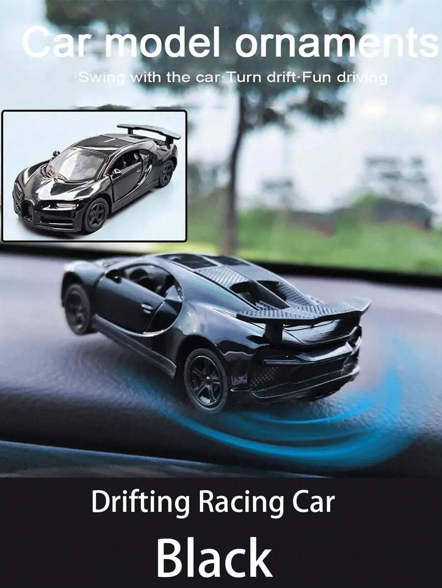 8 Pcs Drift Model Car Set With Oscillating Car Dashboard Decoration, Unique Physical Oscillating