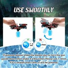 Rechargeable Desert Eagle Electric Blaster - Automatic Outdoor Toy Gun For Team Battles - Perfect For Birthdays, Holidays, And Special Occasions (Bullets Not Included) - Yellow - View 7