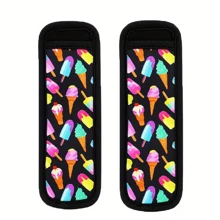 2/9 chiếc giá đỡ kem que, thích hợp cho kem que, ống đựng sữa chua, ống đựng cách nhiệt bằng cao su cloropren Icy Pole, ống đựng kem que hộp đá, quầy nước ép, có thể tái sử dụng và giặt được - Nhiều màu - Xem 9