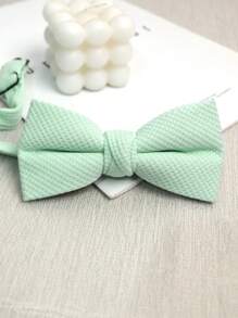 1 pièce Nœud papillon épaissi de couleur bonbon, convient pour un usage quotidien, un mariage, décontracté et professionnel