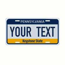 Customized Personalized Pennsylvania License Plates, Retro Decorative 32 License Plates, Suitable For State License Plates, Customized Text License Plates, Vehicle Decorative License Plates, High-Quality Aluminum License Plates, 6x12 Inches., Valentine's Day, Valentine's Day Decor Gifts Birthday Graduation - Multicolor - View 33