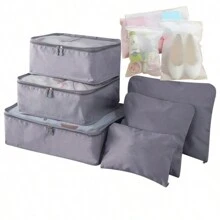 1 Set Of 9PCS Luggage Cube Packaging, Organizer Of Travel Luggage Packaging, With Laundry Bag, Compressed Storage Shoe Bag, Clothing And Underwear Bag