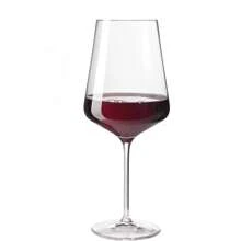 European Crystal Red Wine Glasses, 6 Lead-Free Crystal Red Wine Glasses, European Made Glassware, Stemmed Wine Glasses Set Of 6, 53cl