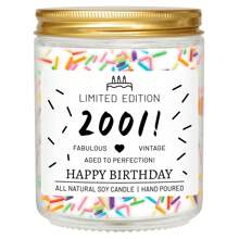 A Particular Year Birthday Gift Scented Soy Wax Candle In A Jar, 18th Birthday Gifts For Girls Women Daughter Sister BFF Friends, Relaxing Stress-Relieving Smokeless, Fun Unique Personalized - Multicolor - View 37