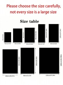 1pc Purple Bedside Mat For Bedroom, Living Room, Coffee Table, Tatami, Modern Simple Nordic Ins Cute Full Cover Mesh Mat ,Room Decor - Purple - View 3