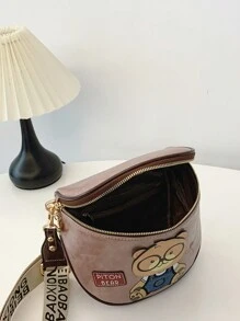 Sac à bandoulière Ours en peluche, Sac bandoulière mode polyvalent, Sacs à main mignons et décontractés pour femmes