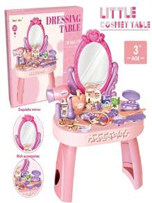 30 Peças Conjunto de Acessórios de Beleza e Maquiagem Infantil incluindo Espelho de Maquiagem e Pente de Brincar, Brinquedos de Faz de Conta, Presente para Meninos e Meninas (Cores Variadas do Pacote do Produto e Acessórios) - Multicolorido - Visão 5