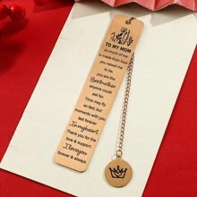 Un separador de libros de acero inoxidable para agradecer a tu madre, ideal como regalo para el Día de Acción de Gracias, el Día de la Madre o el cumpleaños de tu madre - Unitalla - Ver 13