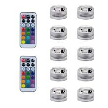 Battery Powered Small Led Lights, Mini LED Lights With Remote Control, 13 Colors And 4 Color Changing Modes Tea Lights For Wedding, Party, Christmas Decorations, Birthday Decorations, Halloween Decorations, Small Night Lights For Paper Lanterns Decor, Mini Pumpkin Lights For Inside Pumpkin