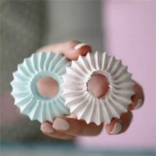 2Pcs Icing Piping Nozzles Cookie Biscuit Russian Ice Cream Pastry Tips Cake Molds Cake Decorating Tools Kitchen Baking Accessories - Silver - View 6
