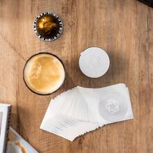 iCafilas 80/150/230ml Empty Coffee Pods 58mm Aluminum Foils Lids Seals Compatible With Vertuoline Vertuo Next/POP Espresso Maker To Reuse Coffee Capsules 100PCS Reuse Coffee Pods Cover Seals Coffee Accessories Back To School - Gold - View 5