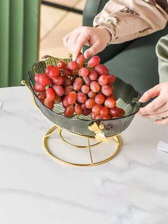 1 PIEZA Frutero estilo nórdico a prueba de caídas, bandeja de frutas de varios niveles, para uso en sala de estar moderna y hogar, diseño creativo