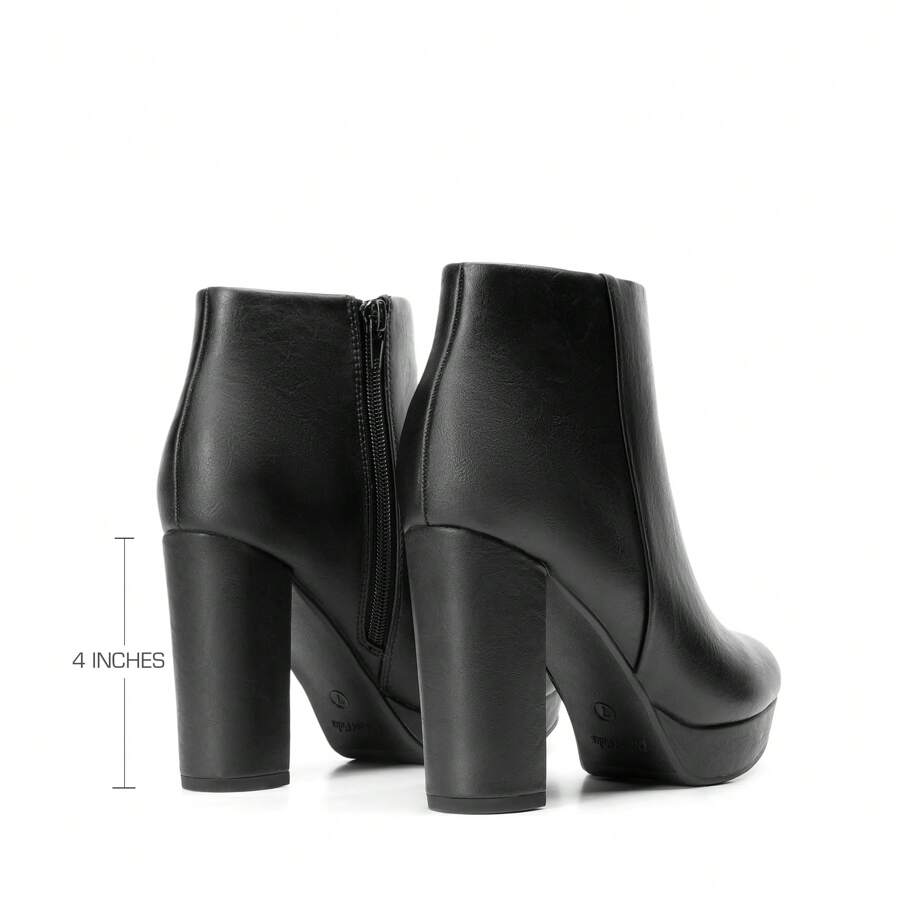 Women Boots Winter Boots Thick-heeled Shoes Cotton Boots Keep Warm Ankle Boots Non-slip Mother Shoes Women Thick-soled Winter Boots Shoes Plus Velvet Buy Cheaply On