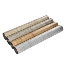 1 Roll 3 Meters X 1.5MM Thick Self-Adhesive Wood Grain Tile Wall Stickers, Easy To Install, Waterproof, Wear-Resistant, Suitable For Floor, Wall, Furniture Renovation, Home Decor, Wood Texture Design, Peel And Stick Wallpaper, House Decor, Room Decor, School Supplies, Seasonal, Christmas, Thanksgiving, Gifts. The Width May Have A Slight Deviation. - Multicolor - View 10