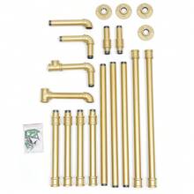 YUNRUX Gold Wardrobe Coat Rack Shoe Rack With Seat Clothes Rack - Gold - View 6