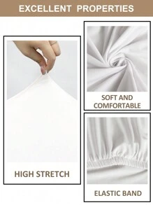 1/2 قطعة مفرش طاولة مستطيل قابل للغسيل، مناسب للحفلات الخارجية والتخييم، قابل للطي، مفرش طاولة مرن، من قماش بولي إستر متين، لديكور المنزل، المقاس 4 قدم/6 قدم/8 قدم